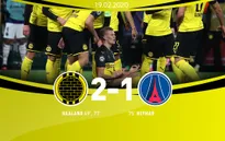 UEFA Champions League, Dortmund 2-1 PSG: Haaland lập cú đúp, Dortmund thắng PSG ở trận lượt đi