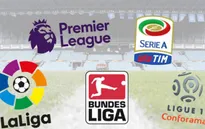 CẬP NHẬT Kết quả, BXH, Lịch thi đấu các giải bóng đá VĐQG châu Âu: Ngoại hạng Anh, Bundesliga, Serie A, La Liga, Ligue I