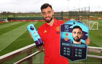 Bruno Fernandes giành giải cầu thủ hay nhất tháng của Ngoại hạng Anh