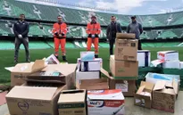Real Betis ủng hộ thiết bị y tế cho bệnh viện địa phương