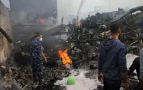 Cháy nổ tại trại tị nạn ở Dải Gaza, nhiều người thương vong