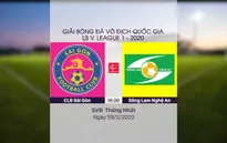 VIDEO Highlights: CLB Sài Gòn 0–0 Sông Lam Nghệ An (Vòng 1 LS V.League 1-2020)