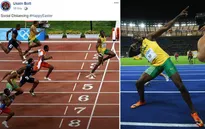 Usain Bolt gây sốt với bức ảnh cổ động "giãn cách xã hội"