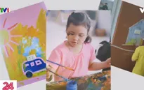 Những nụ cười ở lớp học vẽ đặc biệt dành cho trẻ tự kỷ