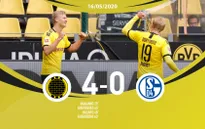 Borussia Dortmund 4-0 Schalke 04: Đại tiệc bàn thắng