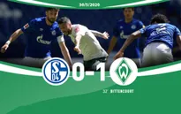 Schalke 04 0-1 Werder Bremen: Trận thua bất ngờ