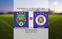 VIDEO Highlights: B.Bình Dương 0-2 CLB Hà Nội (Vòng 6 LS V.League 1-2020)