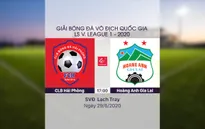 VIDEO Highlights: CLB Hải Phòng 0-0 Hoàng Anh Gia Lai (Vòng 7 LS V.League 1-2020)
