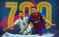 Lionel Messi cán mốc 700 bàn thắng trong sự nghiệp, chuẩn bị bắt kịp Pele