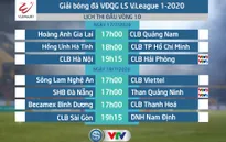 Lịch thi đấu và trực tiếp vòng 10 V.League 2020: CLB Hà Nội – CLB Hải Phòng, SHB Đà Nẵng – Than Quảng Ninh…