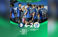 Atalanta 6-2 Brescia: Đại tiệc bàn thắng