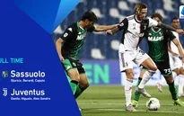 Kết quả, bảng xếp hạng Serie A ngày 16/7: Sassuolo 3-3 Juventus, Milan 3-1 Parma
