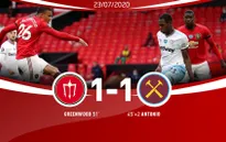Man Utd 1-1 West Ham: Nhọc nhằn lọt vào top 4