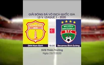 VIDEO Highlights: DNH Nam Định 1-1 Becamex Bình Dương (Vòng 11 LS V.League 1-2020)