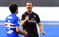 Sampdoria 1-4 Milan: Ibra tỏa sáng, Milan chắc vé dự Europa League