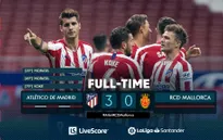 Atletico Madrid 3-0 Mallorca: Thắng ấn tượng, Atletico giữ vững vị trí thứ 3