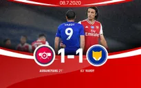 Arsenal 1-1 Leicester: Tội đồ Nketiah khiến Pháo thủ đánh rơi chiến thắng