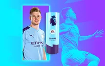 Kevin De Bruyne nhận giải cầu thủ xuất sắc nhất Ngoại hạng Anh