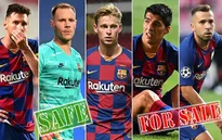 Chỉ có 5 cầu thủ Barcelona "an toàn" trong mùa hè 2020