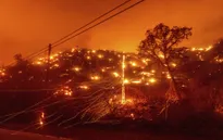 Hơn 10.000 vụ sét đánh khiến cháy rừng tại California lan rộng