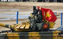 [Ảnh] ĐT Xe tăng QĐND Việt Nam kiêu hùng lăn bánh vào bán kết Army Games 2020