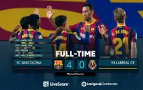 Barcelona 4-0 Villarreal: Ansu Fati rực sáng, Barca khởi đầu ấn tượng!