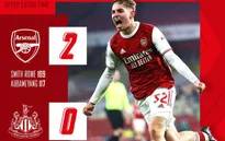 Arsenal 2-0 Newcastle: Pháo thủ nhọc nhằn vào vòng 4 FA Cup