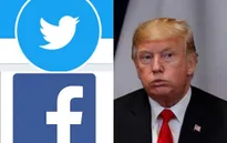 Facebook, Twitter thiệt hại nặng sau khi “cấm cửa” ông Trump