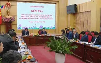 Kiểm tra công tác tuyên truyền, cổ động phục vụ Đại hội XIII