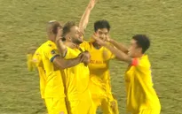 VIDEO: CLB Nam Định là đội bóng đầu tiên ghi được bàn thắng tại V.League 2021