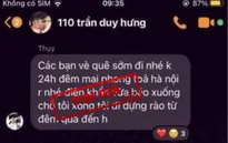 Thông báo phong tỏa Hà Nội do COVID-19 là tin giả