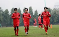 Đội tuyển nữ bước sang buổi tập thứ 3, đã đủ lực lượng và tập trung rèn thể lực
