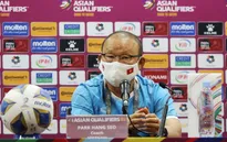 HLV Park Hang Seo: "Điều quan trọng nhất là chúng tôi cần cố gắng để có điểm số"