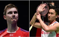 Viktor Axelsen gặp Kento Momota ở chung kết Giải cầu lông Đan Mạch mở rộng