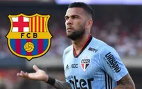 Dani Alves đồng ý trở lại Barcelona thi đấu
