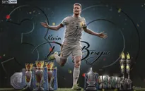 De Bruyne dành giải cầu thủ kiến tạo hay nhất năm 2021