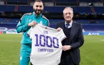 Benzema giúp Real Madrid cán mốc 1000 bàn thắng