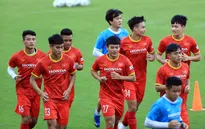 ĐT Việt Nam hứng khởi tập luyện trong ngày HLV trưởng Park Hang-seo trở lại