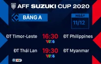 Lịch thi đấu AFF Cup ngày 11/12 | ĐT Thái Lan so tài ĐT Myanmar