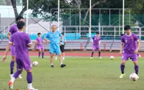 HLV Park Hang Seo và các học trò hướng tới mục tiêu 3 điểm trước ĐT Campuchia