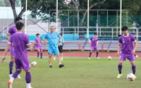 HLV Park Hang-seo và các học trò hướng tới mục tiêu 3 điểm ở lượt trận cuối bảng B