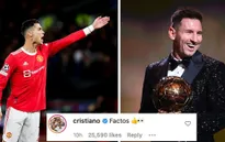 Cristiano Ronaldo gây tranh cãi với động thái mới nhất trên mạng xã hội