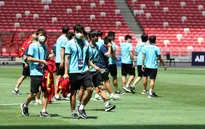 AFF Cup 2020 | ĐT Việt Nam làm quen sân vận động quốc gia Singapore