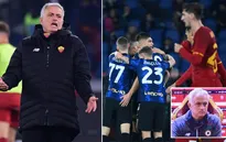 Mourinho trút giận lên phóng viên sau trận thua Inter