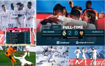 Real Madrid thắng thuyết phục Valencia, vươn lên ngôi nhì bảng La Liga