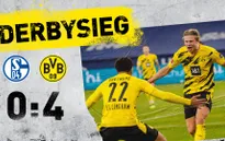 Schalke 0-4 Dortmund: Erling Haaland tiếp tục đặt dấu ấn