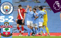 Đá sớm vòng 33 Ngoại hạng Anh: Đánh bại Southampton, Man City trở lại mạch chiến thắng