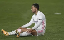 Eden Hazard lại gặp chấn thương