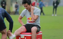 Tuấn Anh gặp chấn thương trong buổi tập của HAGL