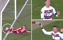 Cận cảnh bàn thắng không được công nhận của Ronaldo trước ĐT Serbia